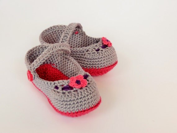 Crochet Baby Shoes Crochet Baby Booties Baby by JandMCraftCorner