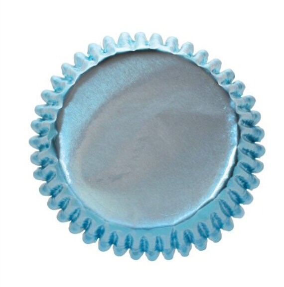 Light Blue Cupcake Liners. Tulip Cupcake Liners Lotus Parchment Baking Cups for Muffins (100