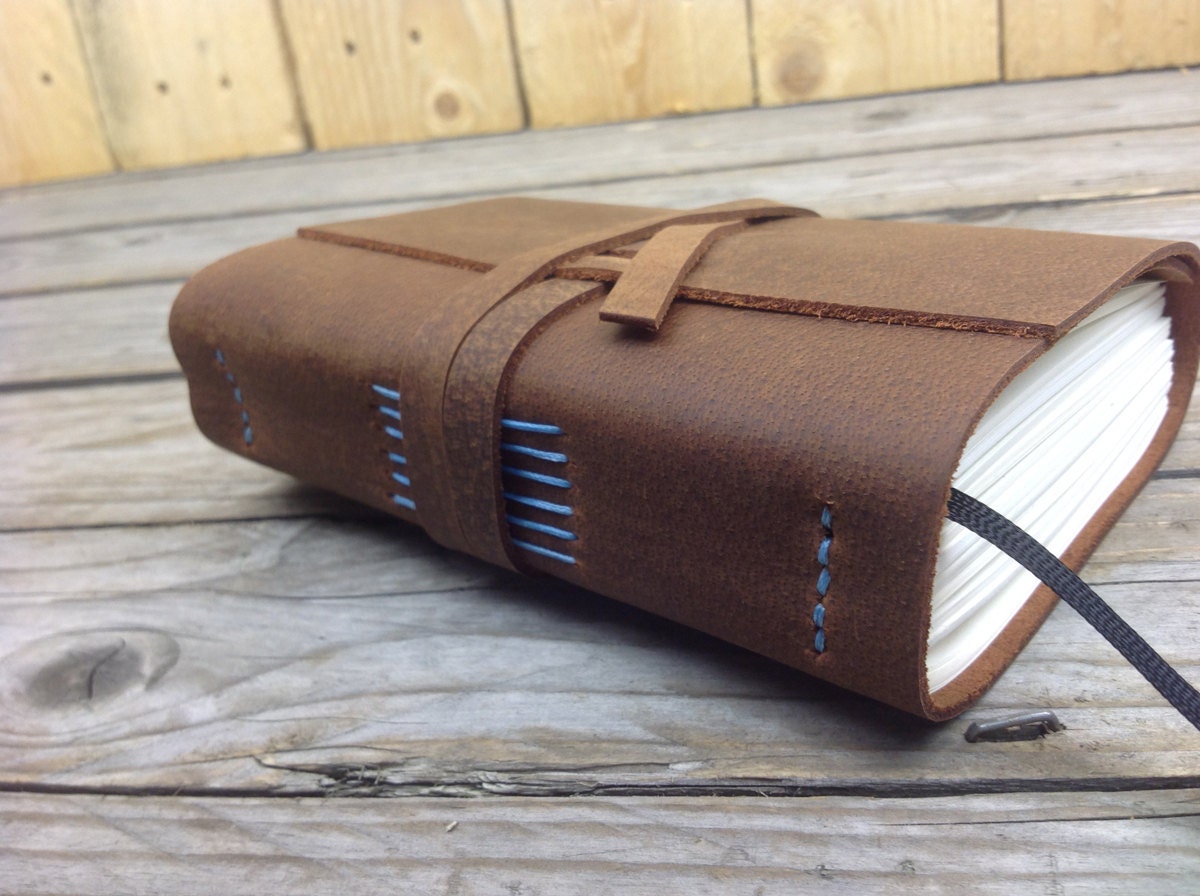 Leather bound journal leather book notebook sketchbook
