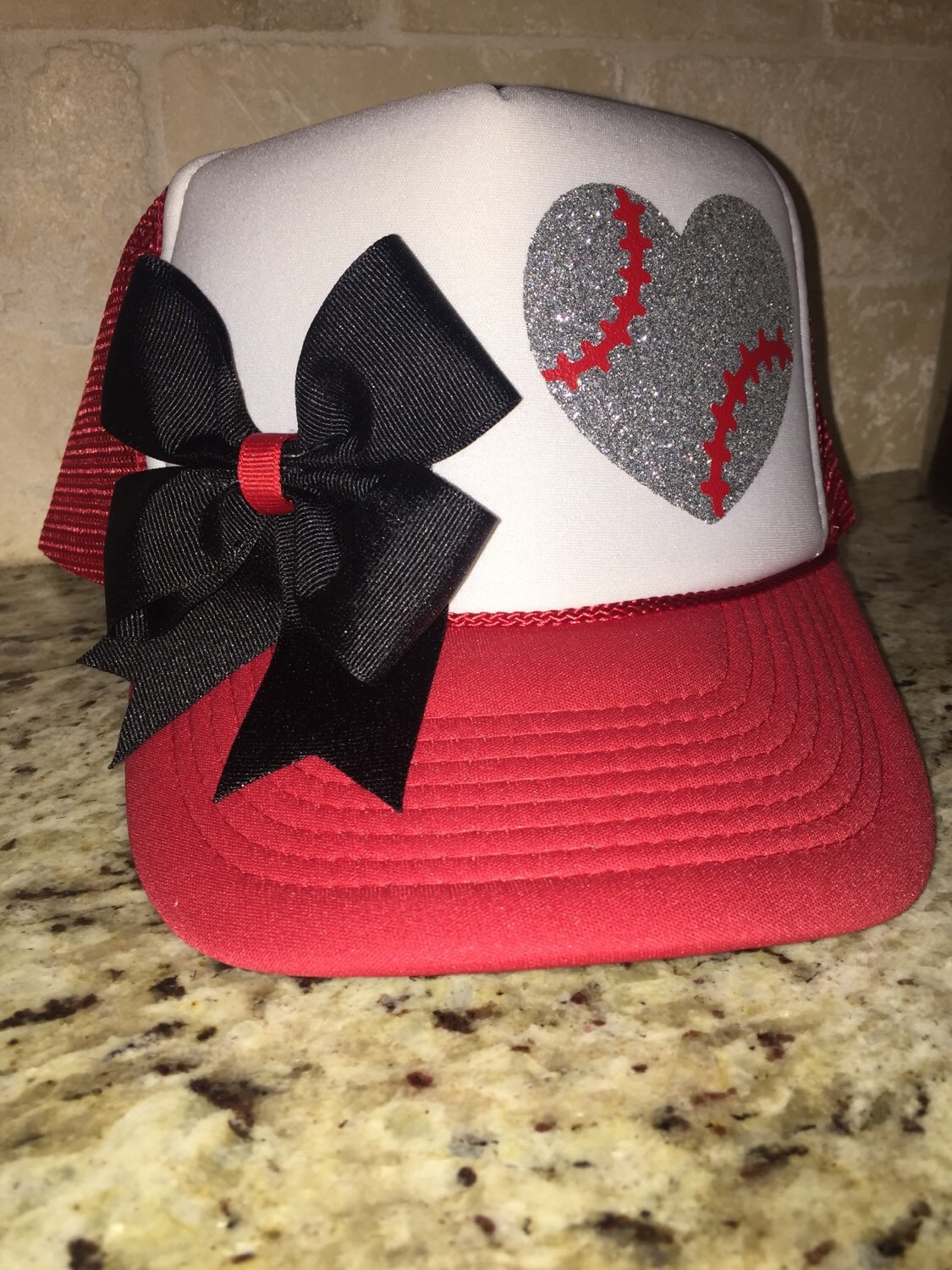 Girly bling trucker hat/boys hat by Mysweetlilboutique on Etsy