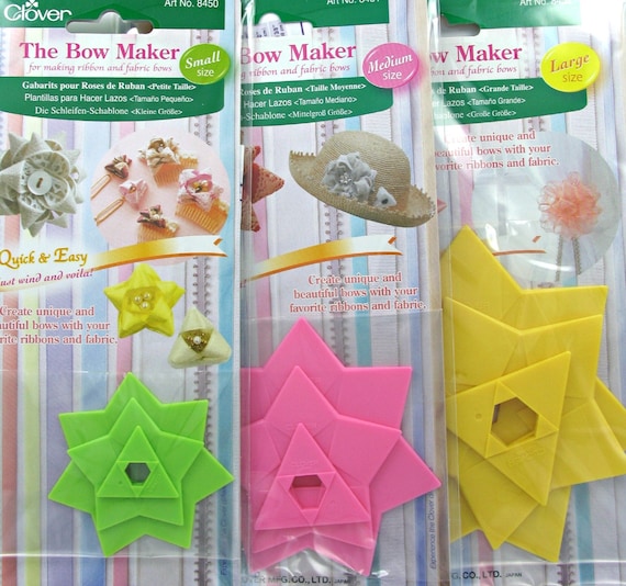 The Bow Maker Templates All Three Sizes S M L Make Easy