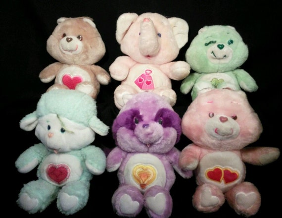 Care Bears Teddy Dolls Vintage Toys By Hotarunoyoru On Etsy 4521