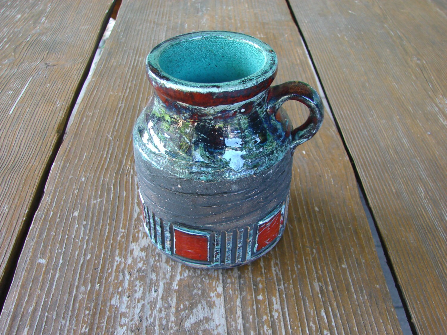 Swedish Vintage Collectible Ceramic VASE Tilgmans SWEDEN / art pottery