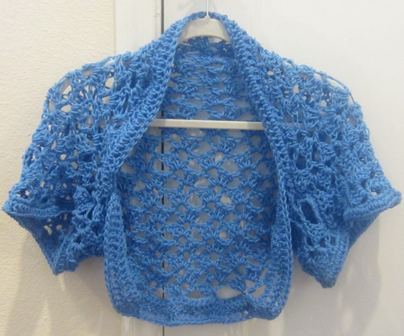 Crochet Pattern Shrug Sweater Summer Spring Wedding Shrug