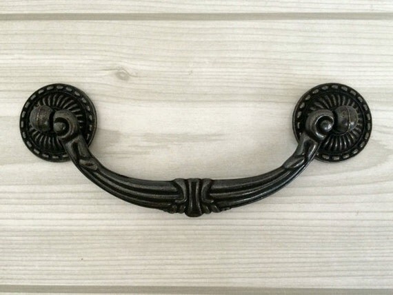 4.5" Drop Bail Dresser Pull Handle Drawer Pulls Handles Rustic Antique