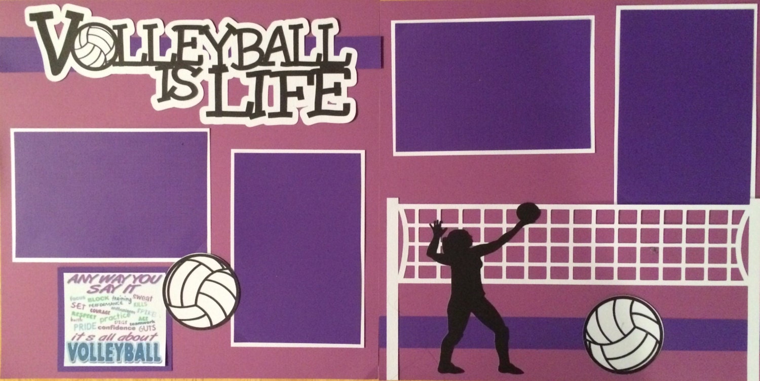 Volleyball 2 page kit