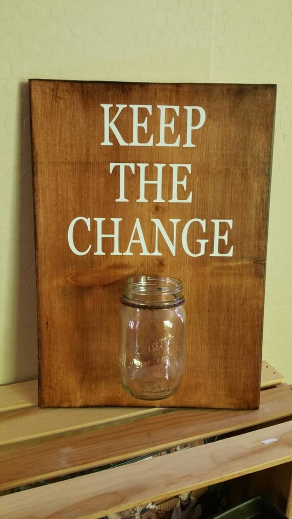 Keep the change by AllAmericanCandV on Etsy