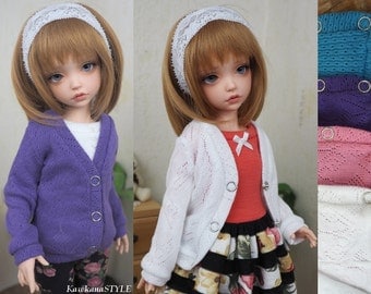 Kawkana - Clasic Colorfull SWEATHER for Iplehouse KID, Unoa Chibi, Clothes for other 35cm BJD