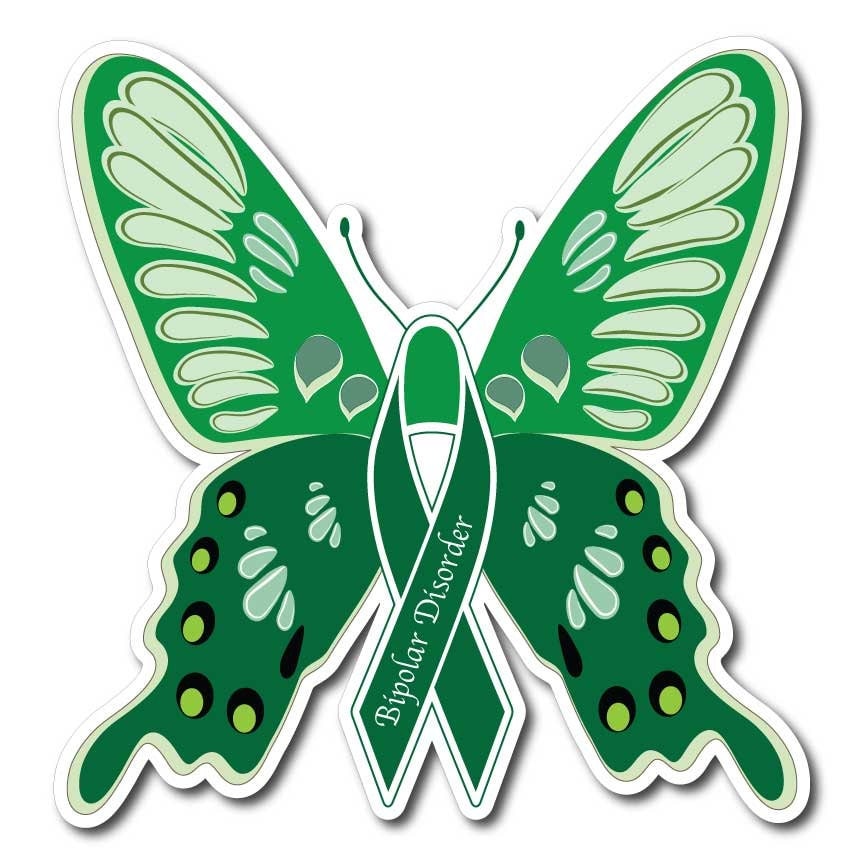 bipolar disorder awareness sticker decal or magnet bipolar disorder awareness sticker decal or magnet