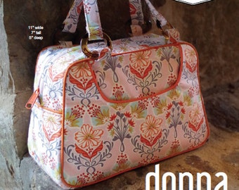 Swoon Patterns: Donna Vintage Handbag - PDF Bag Purse Handbag Sewing Pattern