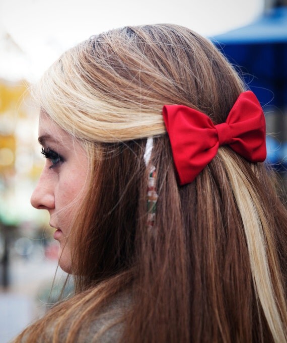 red hair bow