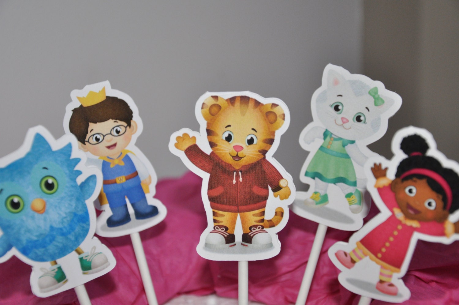 Daniel Tiger Cupcake Toppers Set of 12