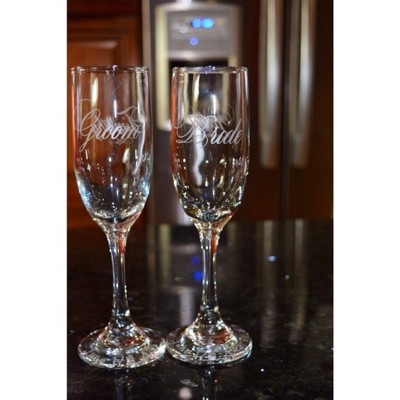 Etched Wedding Champagne Flutes Champagne By Hi5babyHandmadeGoods   Il 570xN.774114990 Dxyp 