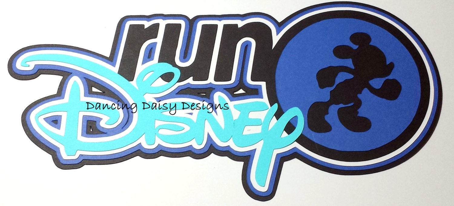 Disney die cut Disney scrapbooking Run by DancingDaisyDiecuts