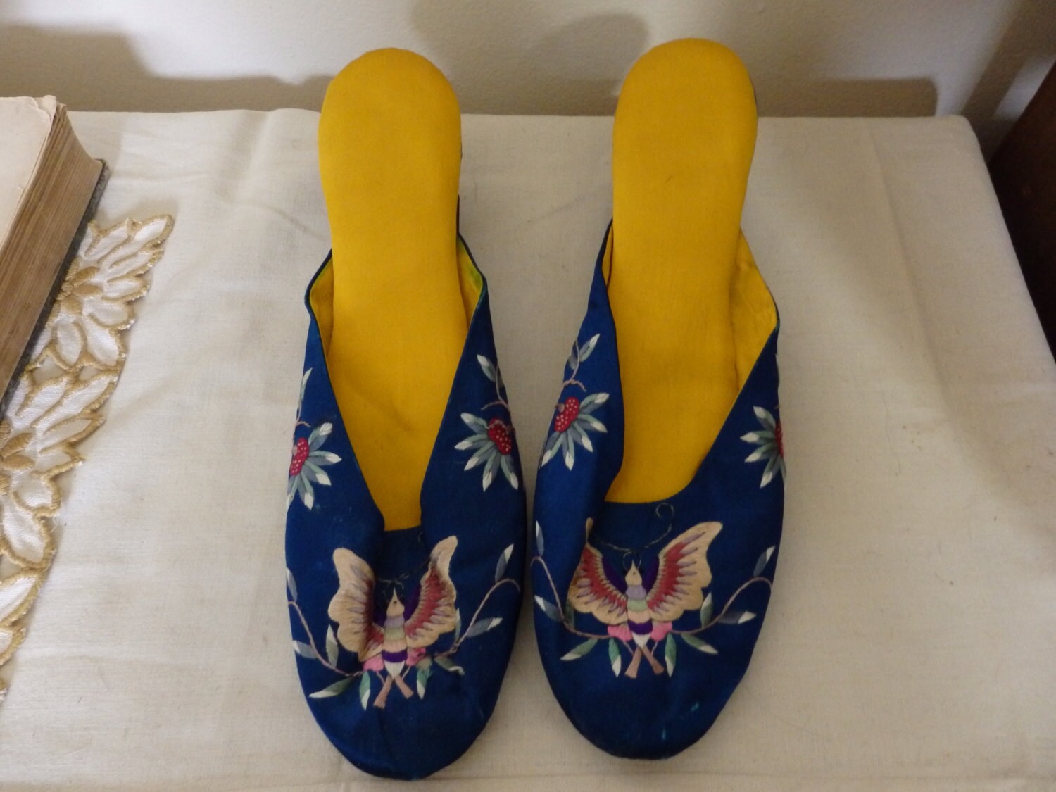 vintage style slippers