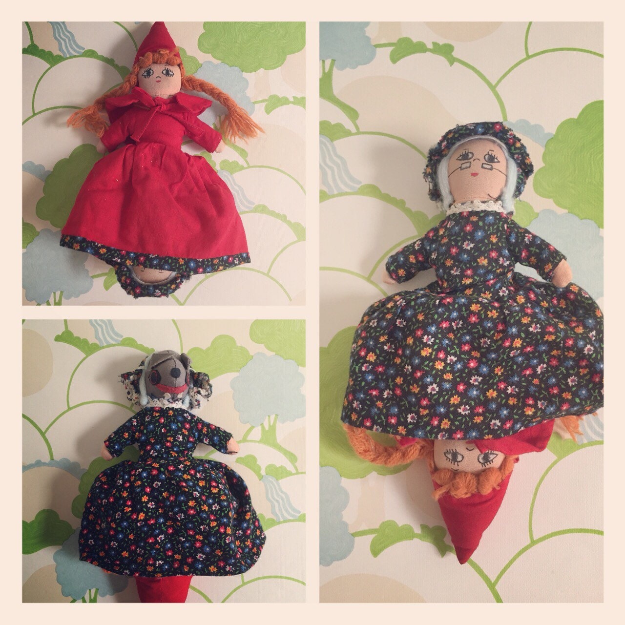 topsy turvy doll red riding hood