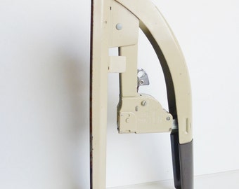 Swingline Strong Arm Stapler Model 113 Mocha Brown Vintage Industrial Office Supplies