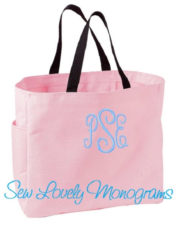 ... Personalized, Bridesmaid Gifts, Beach Bag, Canvas Tote, Personalized