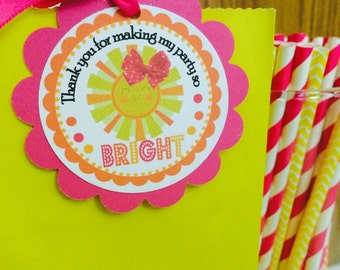 Sunshine tags, You are my sunshine Tags , You are my sunshine favor tags