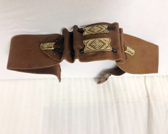 Boho Belt, Wide Leather belt ,Brown leather belt,Indian designs,soft leather