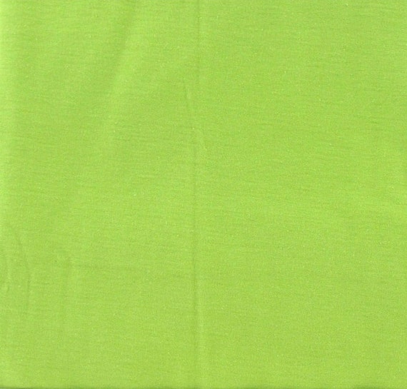 Lime Green Cotton jersey Knit Fabric