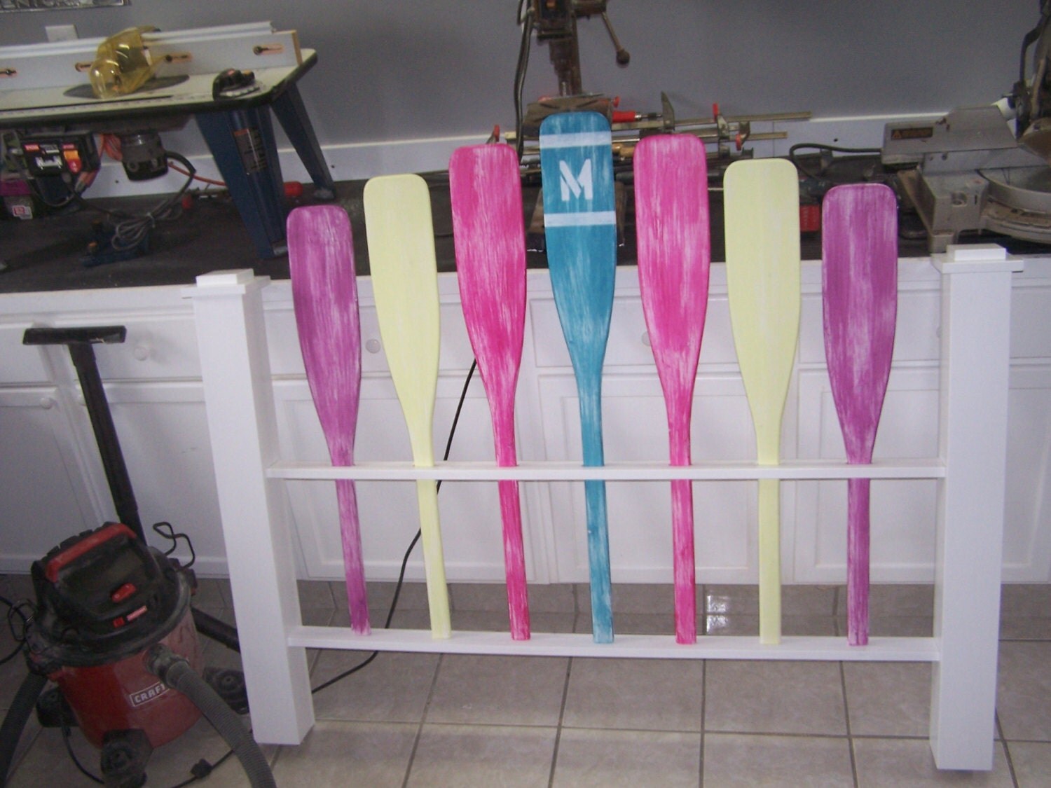 Nautical Custom King Headboard (free shipping), Shabby Headboard