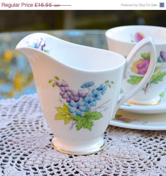 Flash Sale 1950s Vintage Royal Albert English Bone China Creamer Jug