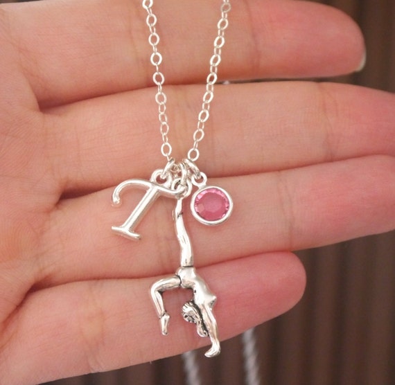 Gymnast Necklace Gymnastics Necklace Personalized