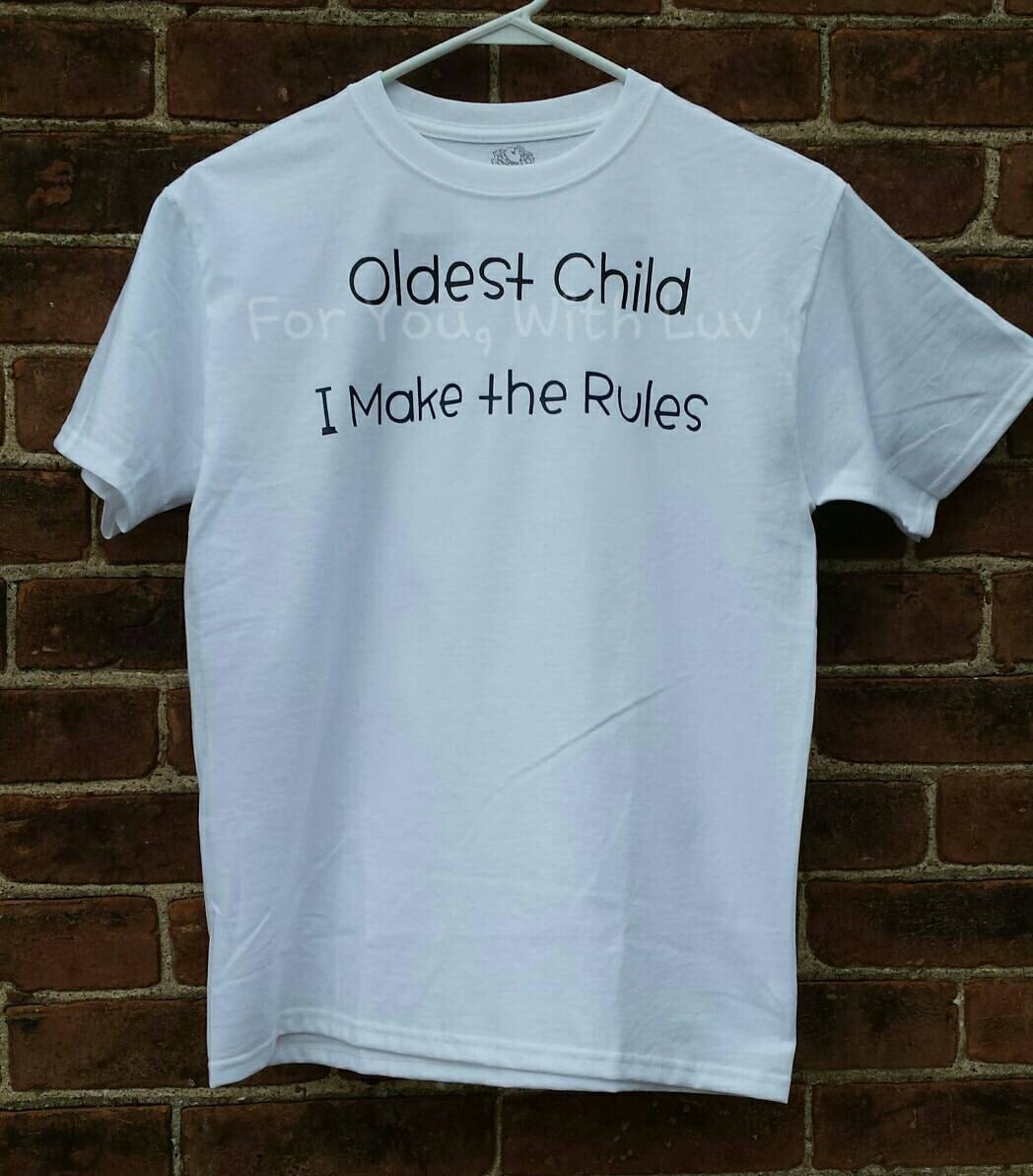 t shirts oldest middle youngest