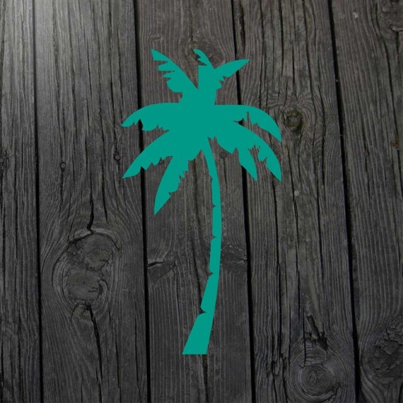 Palm tree decal Palm tree sticker Palm tree car by MarylandCorvus