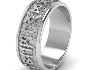 Elder Futhark Runes Ring (Odin’s circle with runes)