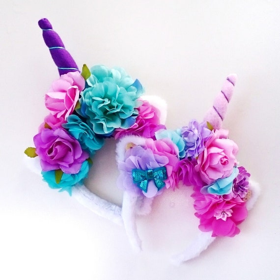 Download Unicorn magical flower crown headband by PuddleDucklings ...