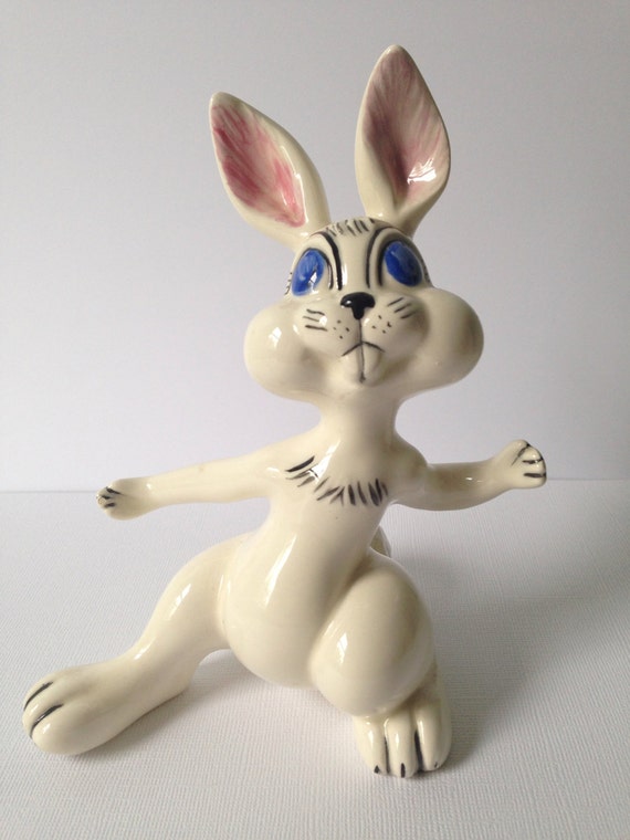 white rabbit figurines