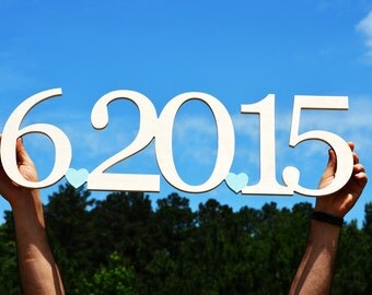 Save the Date Sign- Wood Sign- Engagement photos- Rustic- Wedding Date Sign- Wedding Decoration- Photography Prop