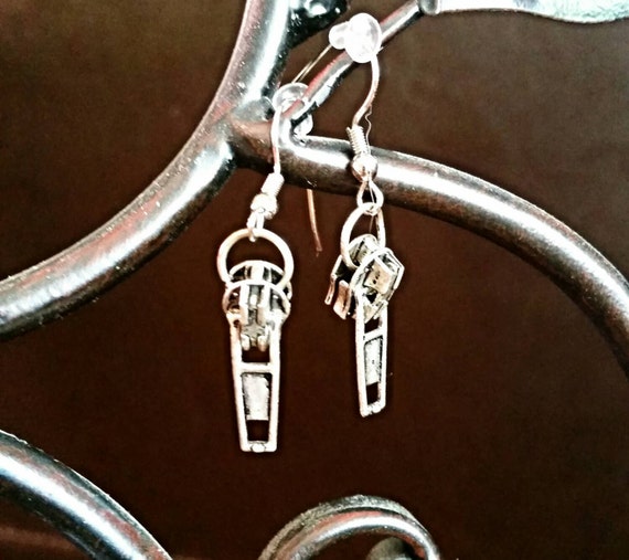 Fun Zipper Earrings by LaLocalLoca on Etsy