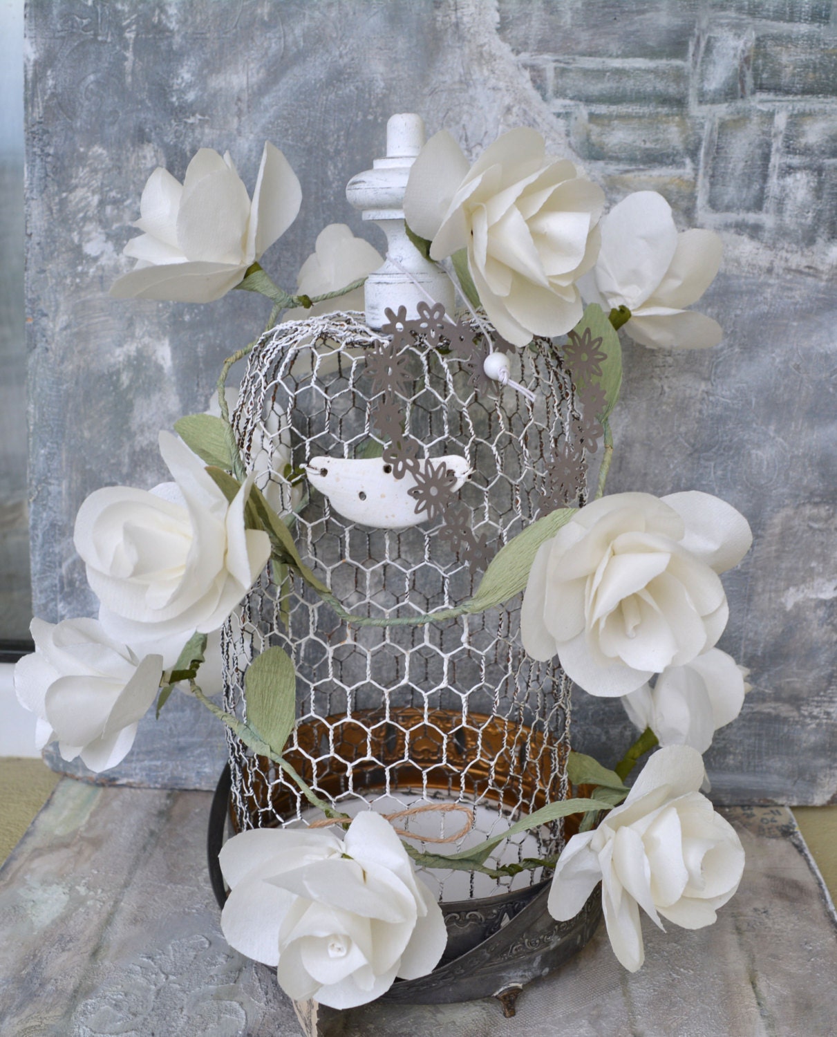 Tissue Paper Flower Garland Table flower decorationParty