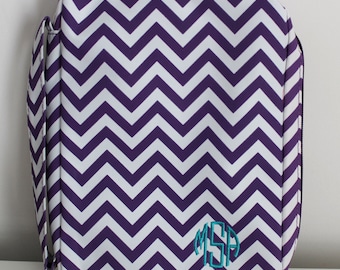 Monogrammed Chevron Bible Cover, Embroidered Bible Cover, Monogrammed Bible Cover, Monogram Bible Cover, Monogram Bible Case