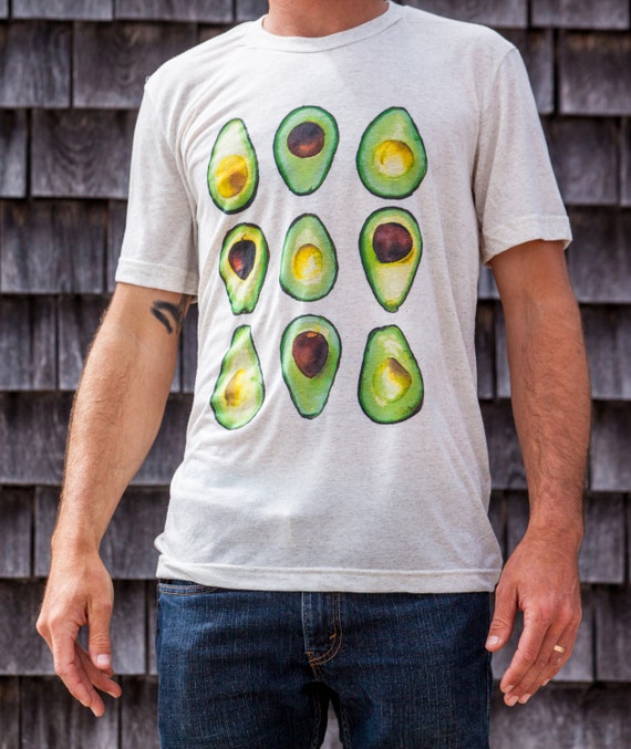 dye shirt with avocado