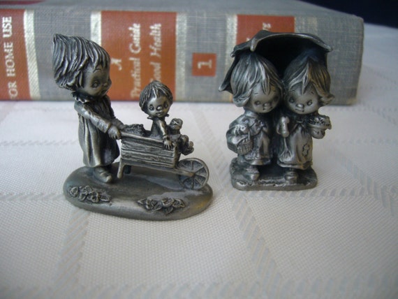 hallmark little gallery pewter figurines