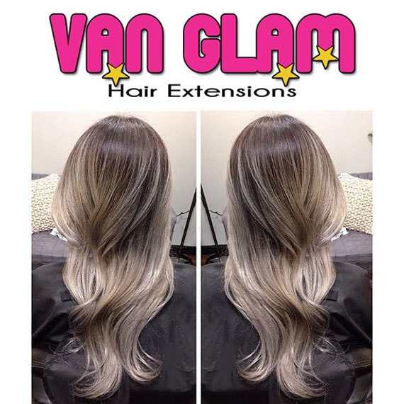 Dark Ash Brown Silver Gray Balayage Halo Flip In Hair Dark Ash Brown Silver Gray Balayage Halo Flip In Hair Extensions 100 Cuticle Remy