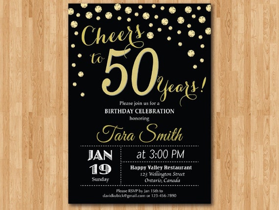 50 Years Invitation 8