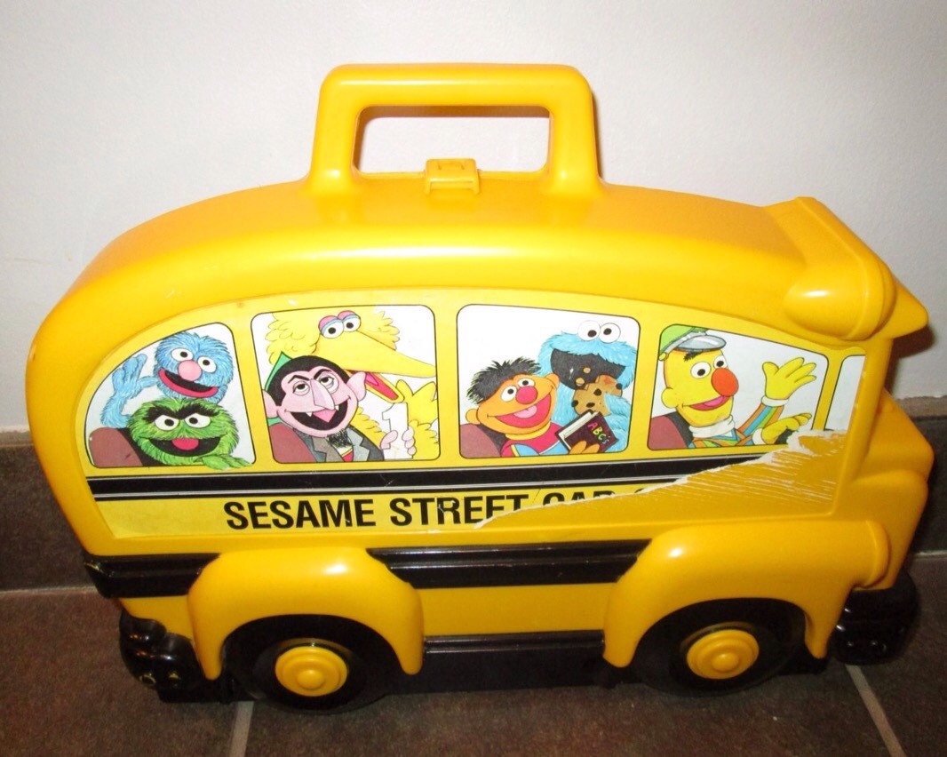 Sesame Street Cars/Vehicles PLUS Case Plastic by FriendsRetro