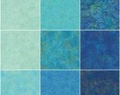 Northcott Blue Lagoon Shimmer Fabric Bundle