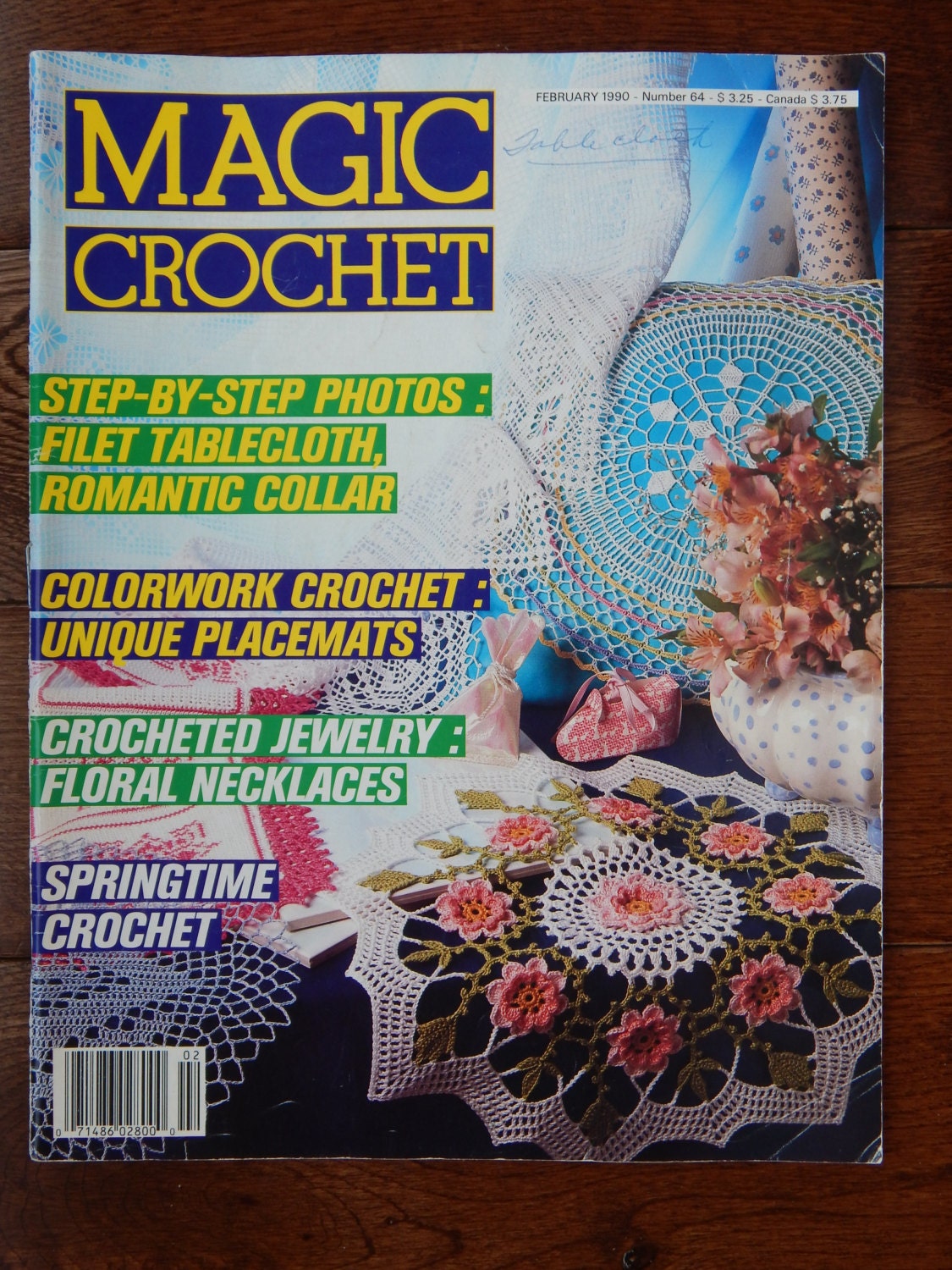 Magic Crochet Magazine Feb. 1990 64/ Crochet Pattern