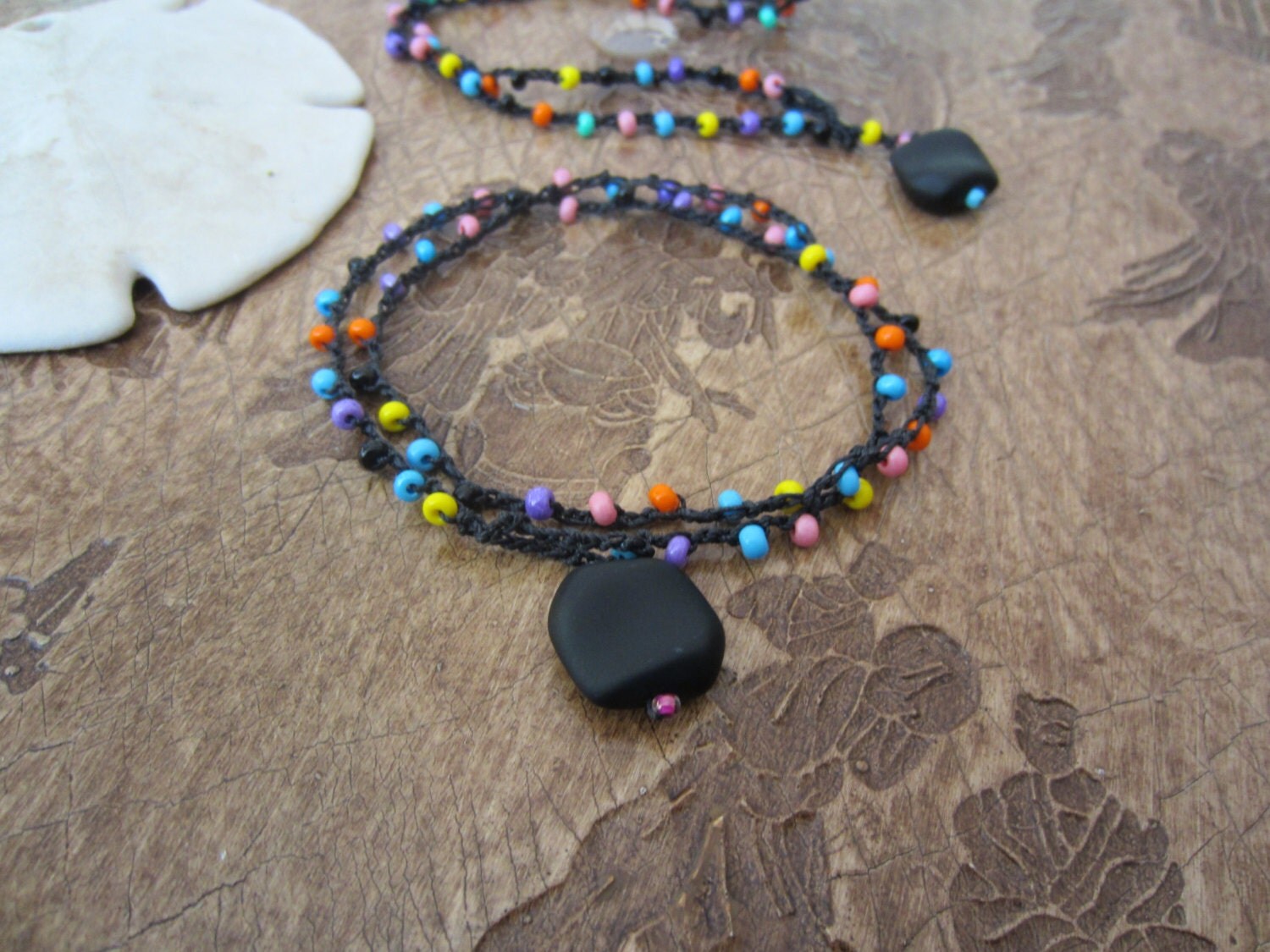 Colorful Bright Anklet bracelet ankle bracelet crochet wrap