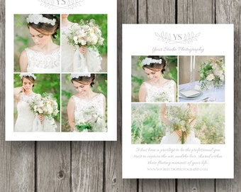 Photography Thank You Card - Wedding Thank You Card - Thank You Template for Photographers - TY05