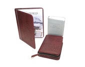 Purple Leather - Watchtower & Bible Cover SET - Jehovah's Witnesses
