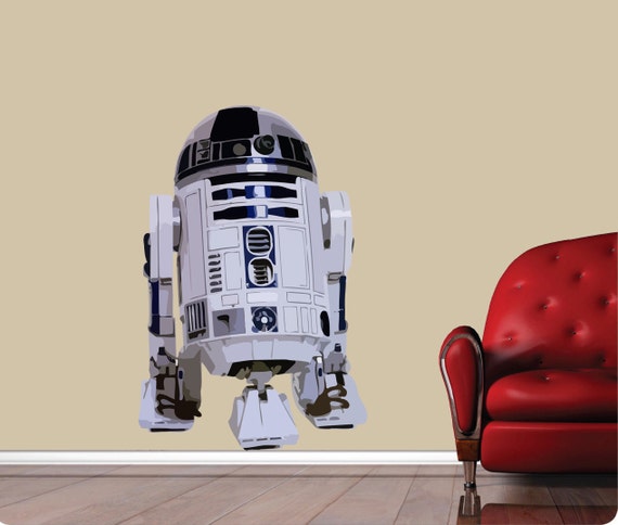 Star Wars R2D2 ARTWORK Decal Removable WALL STICKER by PrintaDream