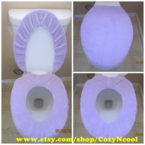 Toilet lid cover Toilet seat cover purple toilet lid & seat