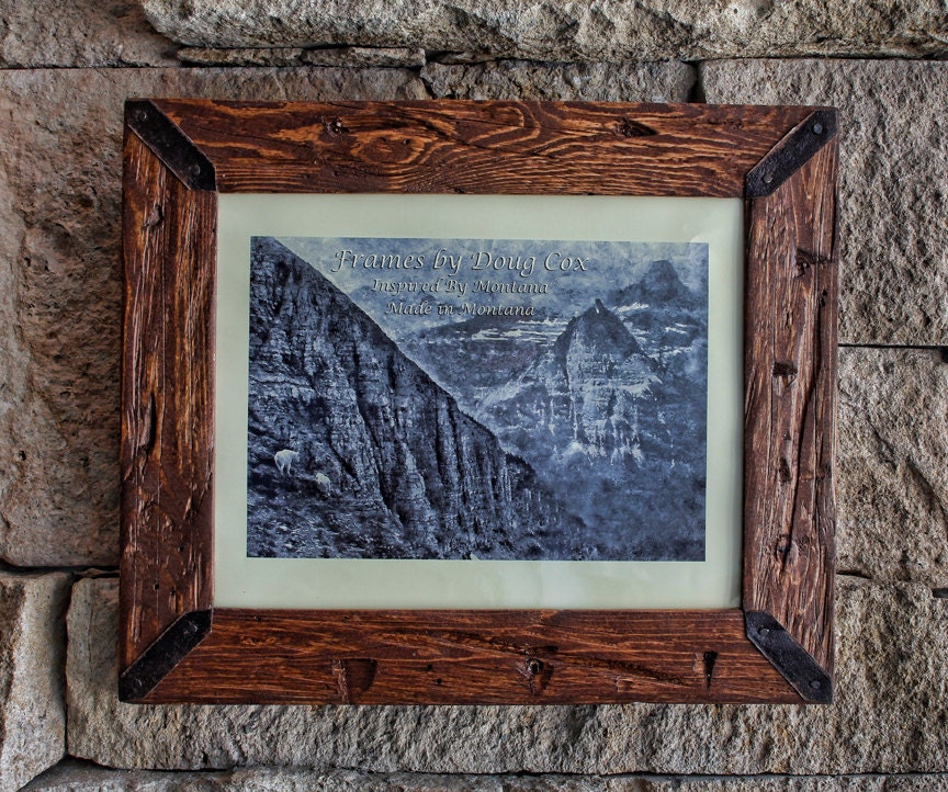 Rustic Picture Frame with 11x14 Opening by ArtFramesbyDougCox